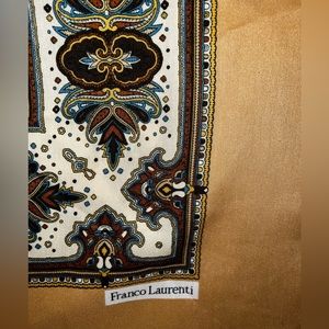 (2) Vintage Franco Laurenti Scarves (45”x45”)